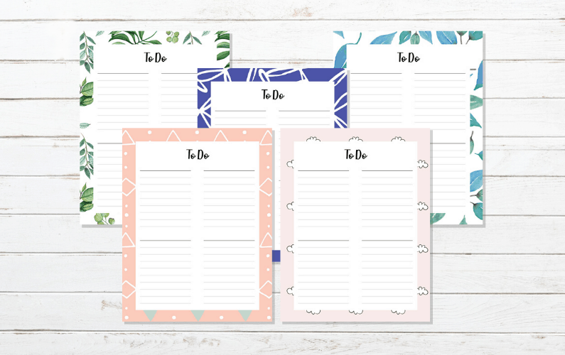 20 FREE Printable To Do Lists To Get Organised