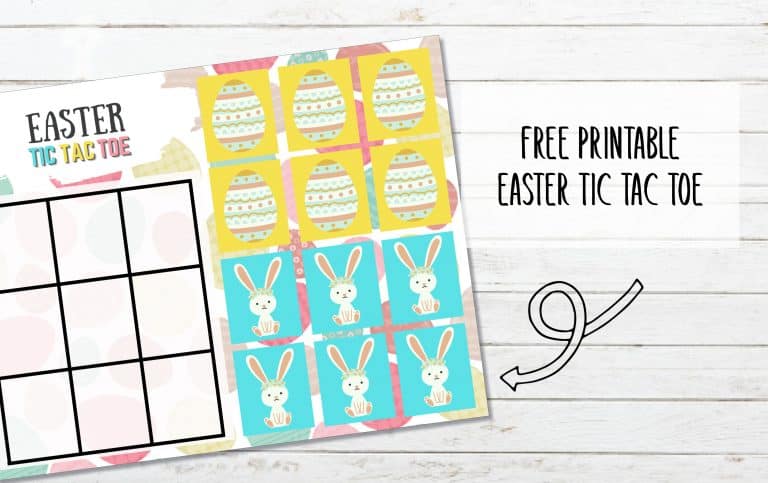 FREE Printable Easter Tic Tac Toe