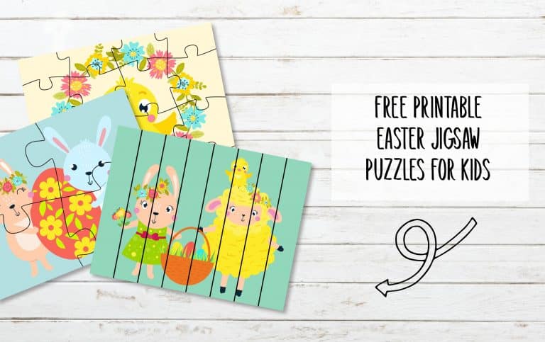 FREE Printable Easter Jigsaw Puzzles for Kids