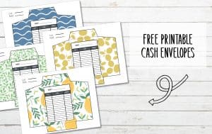 FREE Printable Cash Envelope