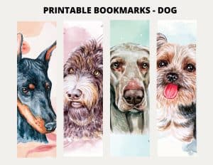 FREE Printable Dog Bookmarks - My Printable Home